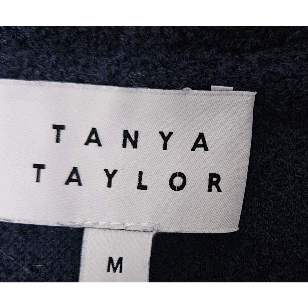 Women's Tayna Taylor Navy Blue Short Sleeve Aurora Terry Dress Elevated Beach M - Picture 14 of 16
